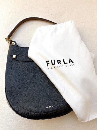Leather handbag furla - leather,
