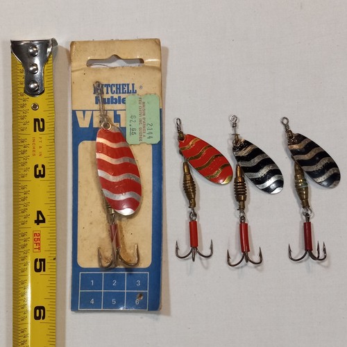 Lotto esche pesca vintage - lotto, 4
