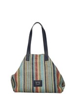 Borsa donna v73 blu multicolor - v73, blu/multicolor