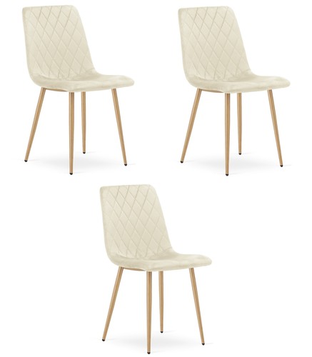Set sedie torino velluto - 3,