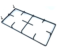 REX ZANUSSI ZOPPAS CASTOR GRIGLIA 2 FUOCHI PIANO COTTURA CUCINA  CM.45,8 X 22,4