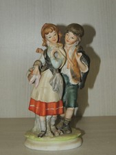 Statuina porcellana Capodimonte,Gli amanti,Vintage