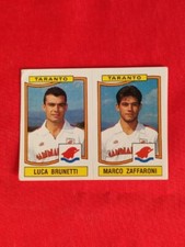 FIGURINA NEW STICKER CALCIATORI PANINI 1990-91 #475. Zaffaroni Brunetti Taranto