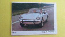 sticker (PAS Panini) 1970 imperia stemmi auto sportiva TRIUMPH SPITFIRE
