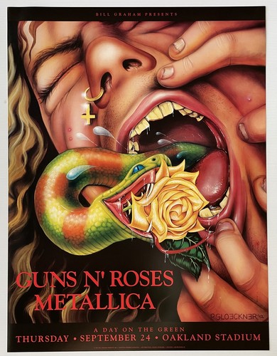 Poster concerto metallica guns - concerto,