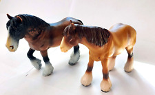 Cavalli Schleich e Pupo Clydesdale Moneying Shire 2000 resina alta qualità