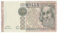 1000 LIRE MARCO POLO  1984    FDS   FILO DI SICUREZZA MODIFICATO