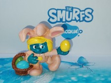 Puffi Puffetta Pasquale 20497 Smurfette Bunny Variante 2A Pejo © 1982 China legg