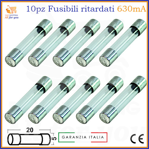 Fusibili vetro ritardati - vetro,
