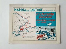 Cartolina pubblicitaria Ristorante Pappone Marina del Cantone Massa Lubrense