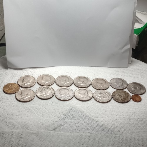 Lotto monete mezzo dollaro