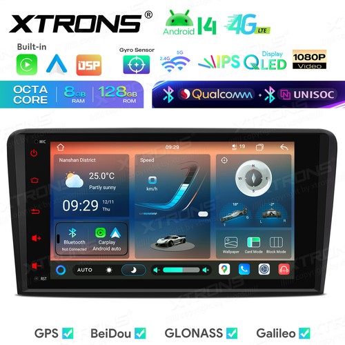 Autoradio per audi 8p s3 - 8",