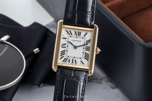 Cartier tank solo oro - cartier, giallo