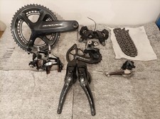 Shimano Dura Ace R9100 groupset 11 speed road bike black/silver CERAMICSPEED