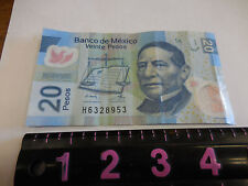 Banconota MESSICO 20 Pesos banconota moneta mondiale