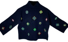 Kenzo x H&M Maglione Donna Nero Maglia Lana M