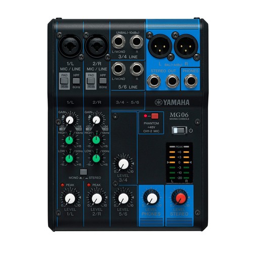 Yamaha mg06 mixer - yamaha, 6c