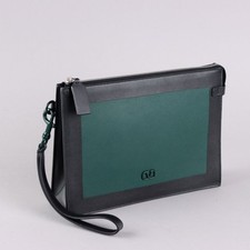 Pochette Valentino Pelle Verde