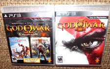 God of War 1 2 3 Trilogy Collection (PlayStation 3, 2009) PS3 CIB manuale come nuovo