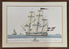 Antica Incisione Navale (Metà