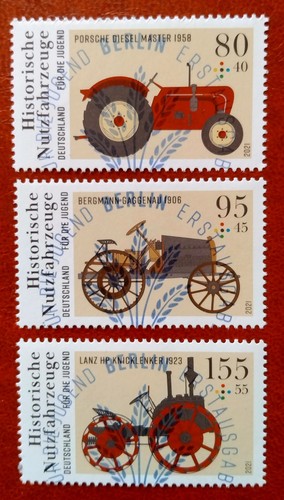 Francobolli trattori minatore