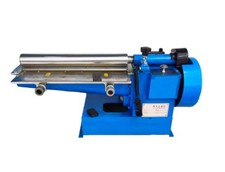 Macchina per incollare cuoio