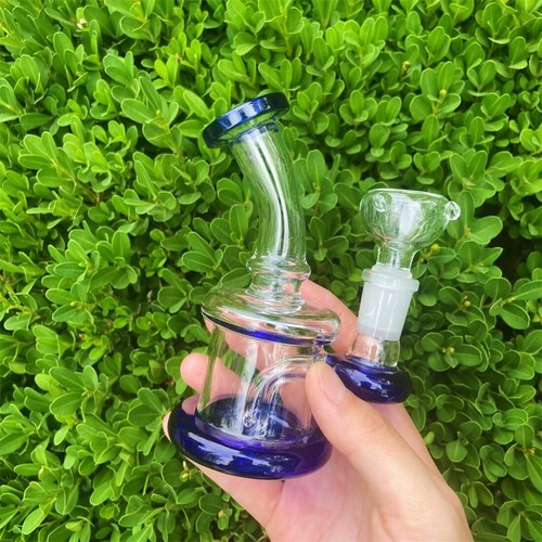 Mini bong vetro blu - vetro,