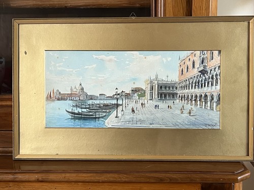 Dipinto venezia acquarello - dipinto,
