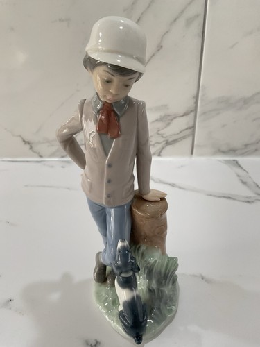 Lladro nao figurine boy with - lladro, ,