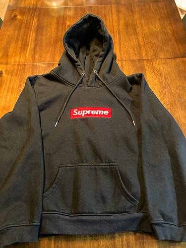 Supreme black box logo - black,