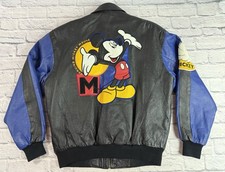 Giacca pelle vintage disney - giacca,