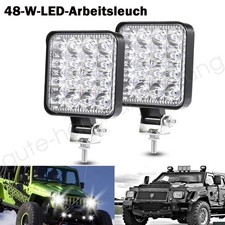 2X Faro da Lavoro 48W LED Auto