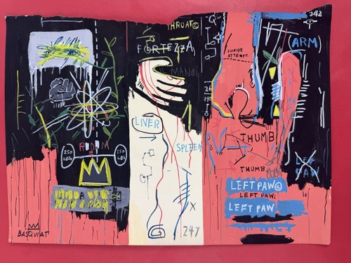 Jean michel basquiat quadro - basquiat, su