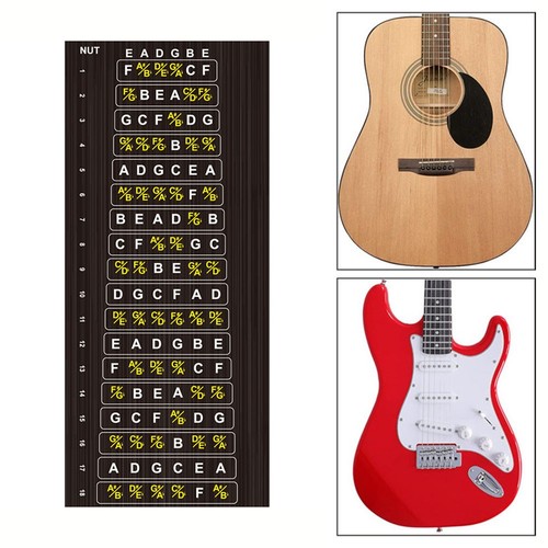 Adesivi tastiera per chitarra