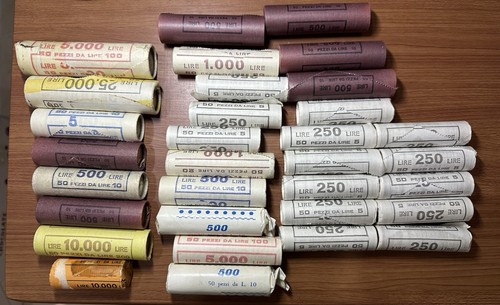 Lotto rotolini misti lire 10 - lotto,