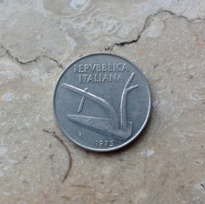 10 Lire 1975 Italia Due Spighe Aratro Stato Conservazione SPL Extremely Fine