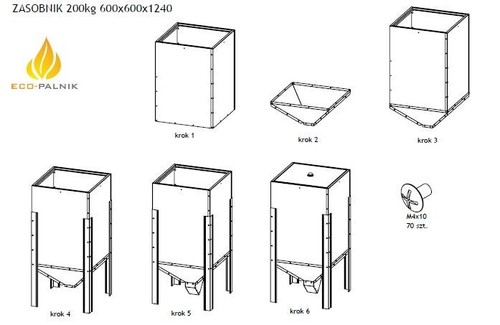 Contenitore pellet capacità - contenitore,