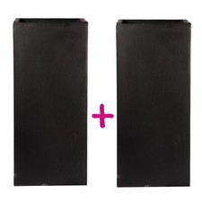 Set di 2 fioriere da giardino