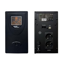 UPS 2000VA Gruppo Di Continuità PROTEZIONE ADSL  LCD UPS TELECAMERE PC PELLET