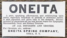 ONEITA Spring Co Utica,NY