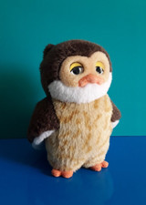 "TRUDI" peluche Gufo, colore marrone scuro e beige, altezza 15 cm.