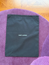 saint laurent   dust bag per scarpe o borsa autentica 25x34 cm autentica
