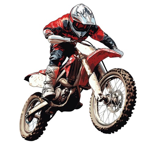 Adesivi dirt bike motocross - adesivi,