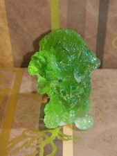 MINI SCULTURA CANE PLASTICA TRASPARENTE COLORATA CUCCIOLO PELOSETTO 6 RAZZE C