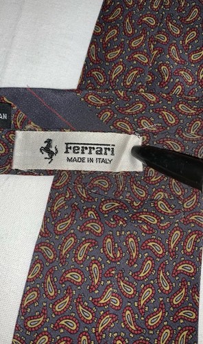 Cravatta ferrari 100 - ferrari, seta