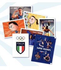 Figurine Esselunga Super Champs Olimpiadi Tokyo 2020 a scelta
