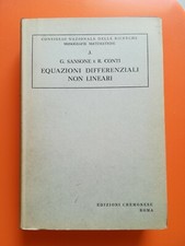 Sansone, Conti - Equazioni Differenziali Non Lineari (Cremonese)