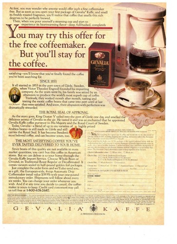 Macchina caffè gevalia - macchina,