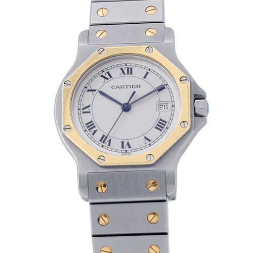 Cartier santos ottagonale - ottagonale, lm