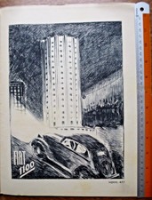 Pubblicità 1937 FIAT 1100